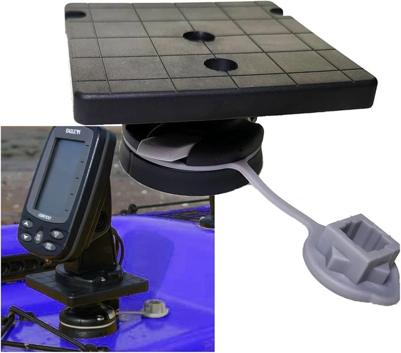 منصة دوارة لتركيب جهاز تحديد مواقع الأسماك GPS مع قاعدة دائرية ملحقات قارب شراعي صغير - Image 2